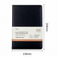 晨光（M&G）记事本 APY1FK78  商务普惠型皮面记事本 32K/160张 （单位:本） 黑色