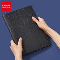 齐心（COMIX）CK5864 时光系列优质商务皮面本 B5/98张（单位：本）黑色 新老包装随机发货