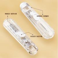 晨光（M&G）ABS916BA 本味推夹器套装 推夹器115*25*18mm+补充夹16mm*8 （单位：套）透明