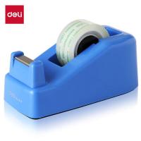 得力（deli） 811 胶带座切割器 120*60*50mm （单位：个）蓝色