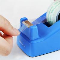 得力（deli） 811 胶带座切割器 120*60*50mm （单位：个）蓝色