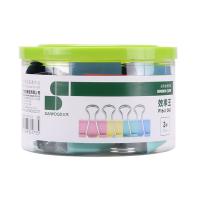 三木（SUNWOOD） P16-3 彩色长尾夹 3号 32mm 24只/筒(单位：筒) 混色