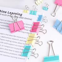 三木（SUNWOOD） P16-3 彩色长尾夹 3号 32mm 24只/筒(单位：筒) 混色