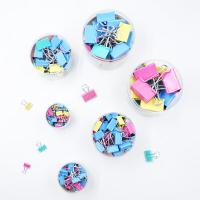 三木（SUNWOOD） P16-3 彩色长尾夹 3号 32mm 24只/筒(单位：筒) 混色