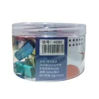 得印（befon） 4280 长尾夹 32mm中号 24只/筒 （单位:筒） 彩色