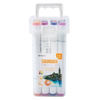 晨光（M&G） APMV0905 双头马克笔套装 1.0mm-5.0mm  (单位：套) 12色