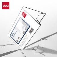 得力（deli）TF108 桌牌 V型 尺寸：180*100mm 材质：PET (单位：个) 白色