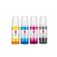 得力（deli） DBH-004A 墨水套装 4瓶/组 黑色70ml（约4500页）/彩色70ml（约7500页） （单位：组）  爱普森L1118/L1119/L3106/L3108/L3109/L3115/L3116 黑/青/黄/品红