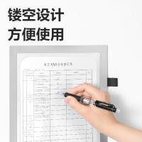 得力（deli）TF400 指示牌 A4(210*297mm) PVC材质 优质软磁 (单位：张) 银色