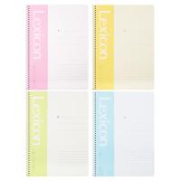 得力（deli） 7689 螺旋本笔记本 A4 6本/套 80张/本 （单位:套） 混色 新老包装随机发货