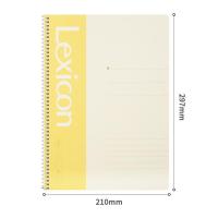 得力（deli） 7689 螺旋本笔记本 A4  80张/本 6本/套 (单位:套) 新老包装随机发货 混色