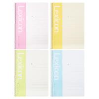 得力（deli） 7689 螺旋本笔记本 A4  80张/本 6本/套 (单位:套) 新老包装随机发货 混色