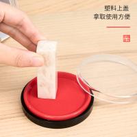 得力（deli） 9863ES 快干印台 82mm(单位：只) 红色