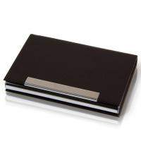 得力（deli） 7628 便携商务名片盒 94x61x14(mm) 黑色 (单位:个)