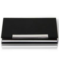 得力（deli） 7628 便携商务名片盒 94x61x14(mm) 黑色 (单位:个)