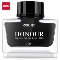 得力（deli） S636 钢笔墨水 非碳素 30ml(单位：瓶) 黑色