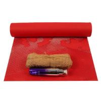 伏兴 蜂巢牛皮纸 可降解缓冲蜂窝纸 包装纸 38cm*100m 红色（单位：卷）