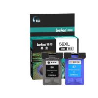 得印（befon） 56XL/57XL 墨盒套装 1050页(单位：套) 适用惠普HP 4255 5652 5608 450 5150 5550 5551 5650 5850打印机 黑+彩