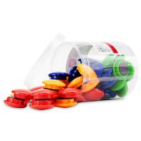 得力（deli） 8725 装磁钉 30mm 48粒/筒 混色 (单位:筒)