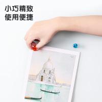 得力（deli）7821 强磁磁钉 4个/卡（单位：卡）混色
