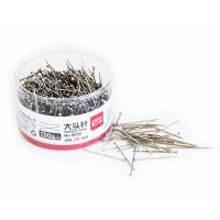 得力（deli） 0039 大头针 100克/筒 （单位:筒） 镀镍