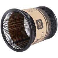 得力（deli） 9172 笔筒 91*98mm (单位:个) 黑色