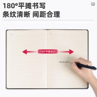 得力（deli） 7993 记事本 25k/80张 黑色 (单位:本)