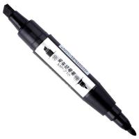 宝克（BAOKE）MP210 油性粗细双头记号笔物流笔 12支/盒 2mm+5mm （单位：盒） 黑色