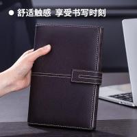 得力（deli） 3343 单包插芯皮面本 25K 120张 棕色 (单位:本)