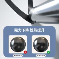得力（deli） S08 臻顺滑办公中性笔0.5mm弹簧头 10支一盒（单位：盒）红色