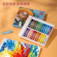 得力（deli） 72087 油画棒 24色 混色 (单位:盒)