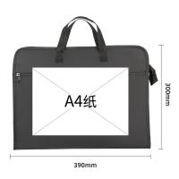 得力（deli） 63753 拉链袋 390*300*60mm 蓝色 (单位:个)