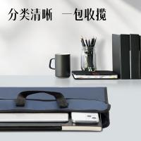 得力（deli） 63753 拉链袋 390*300*60mm 蓝色 (单位:个)