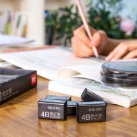 得力（deli） 7545 橡皮擦 30块 小号4B 黑色（单位：盒）