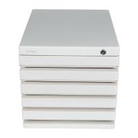 晨光（M&G）ADM95298 5层带锁桌面文件柜 266*360*255mm (单位:个) 灰色