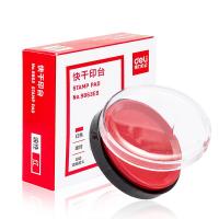 得力（deli）9863ES 快干印台 产品规格：81.5×21.5mm 保质期24个月 (单位：只) 红色