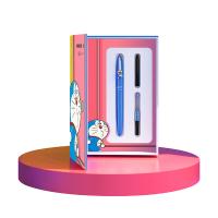 毕加索（pimio） 931 哆啦A梦特制联名限定钢笔套装 钢笔*1+吸墨器*1+墨囊*3+主题卡片*1 铱金笔(EF尖) 宝石蓝（单位：盒）