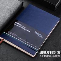 新绿天章 P0984 商务皮面本 记事本 150mm*210mm 蓝色（单位：本）