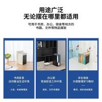 得力（deli） 9264 铁书立 17.7*13.5*10.2cm  2片/付 （单位：付) 黑色