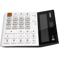 卡西欧（CASIO） DH-12-WE 计算器 双电源 白色 (单位:个)