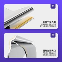 得力（deli） 9531 山形铁票夹 145mm  (单位：包) 银色