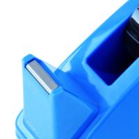 得力（deli） 812 胶带座 220*85*120mm 适用胶带宽度 ≤24mm 大号(单位：个) 蓝色
