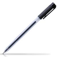 得力（deli） S52 中性笔 0.5mm 半针管 黑色 (单位:筒)