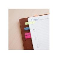 N次贴（STICKN） 34022 塑料箭头荧光标签 45*12mm*8条 10张/条*8 透明8色 (单位:包)