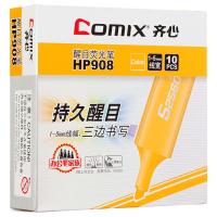 齐心（COMIX） HP908 彩色荧光笔 10支/盒 （单位:盒） 橙色