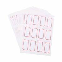 晨光（M&G） YT-14 标签贴纸 18*32mm 12枚*10张 (单位：包) 红色