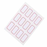 晨光（M&G） YT-14 标签贴纸 18*32mm 12枚*10张 (单位：包) 红色