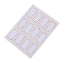 晨光（M&G） YT-14 标签贴纸 18*32mm 12枚*10张 (单位：包) 红色