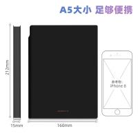 得力（deli） 22290 记事本 A5 112张 （单位:本） 黑色