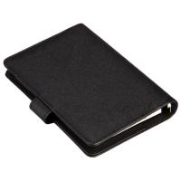 得力（deli） 3152 记事本 7寸/100页 （单位:本） 黑色 活页 新老包装随机发货